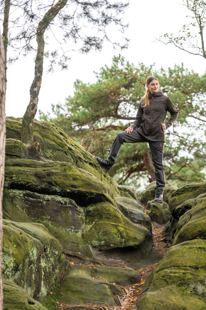 C.Centimo Outdoor Damen-Strickfleecejacke